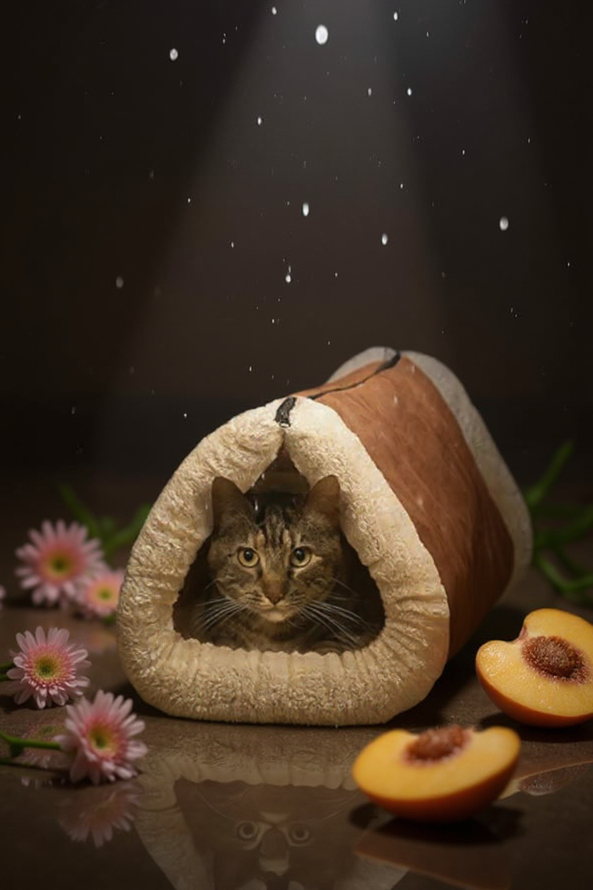 Cama Túnel Para Gatos Mascotas Lavable