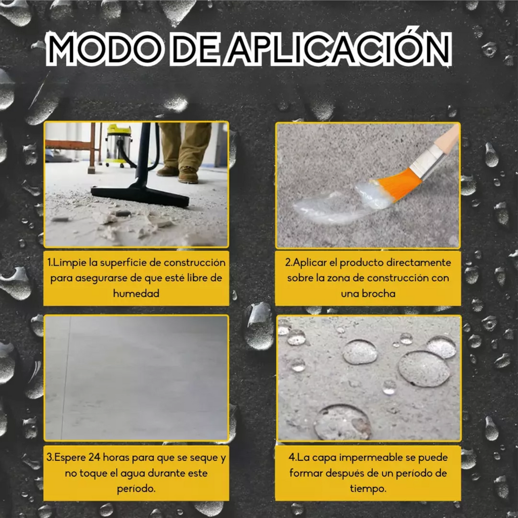 4 Unid. Sellador Adhesivo Transparente EverQueen 300g